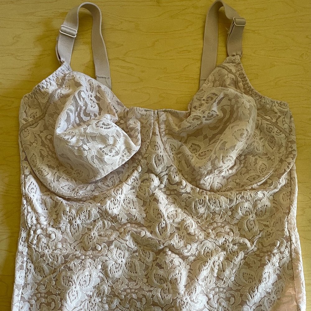 Bali Pale Pink Stretch Lace Body with 40D Underwire cups in Excellent Condition